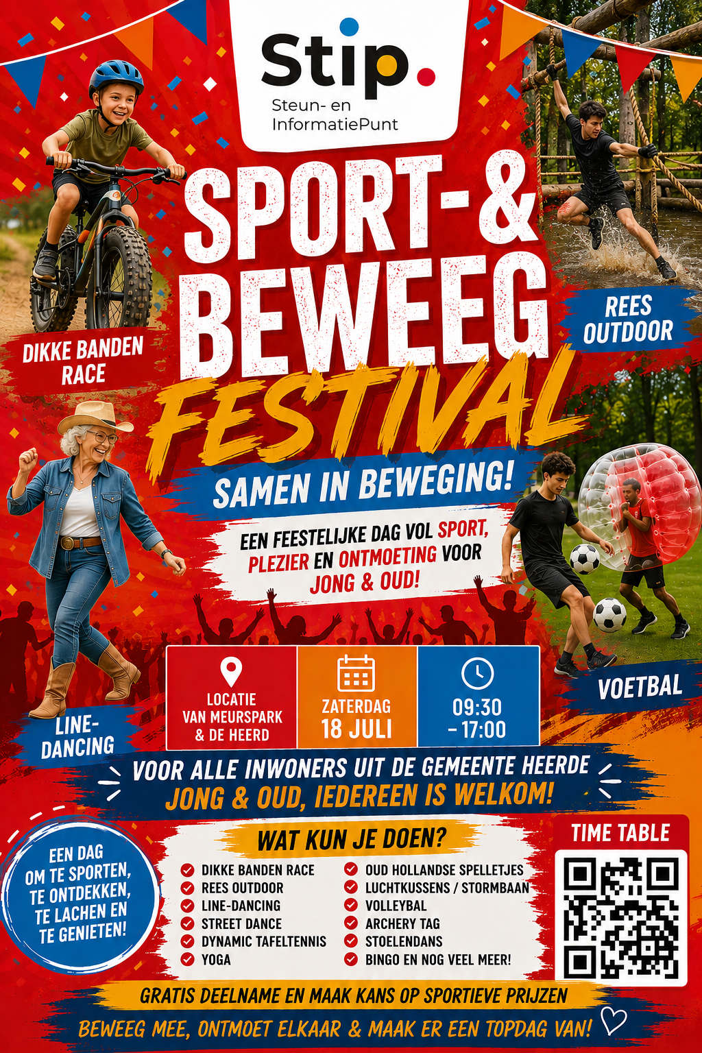 Poster definitief sport- en beweegfestival